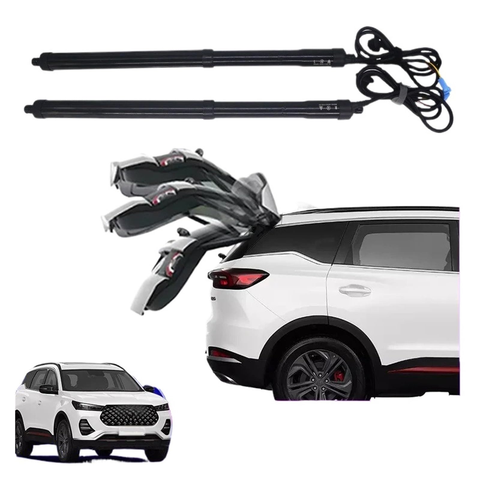 Elektrische Gasfeder Für Chery Für Tiggo 7 2016-2023 Auto Elektrische Heckklappe Steuerung Der Kofferraum Antrieb Auto Lift Automatische Kofferraum Öffnung Autoteile(with Kick Sensor) von OEXRIGRU