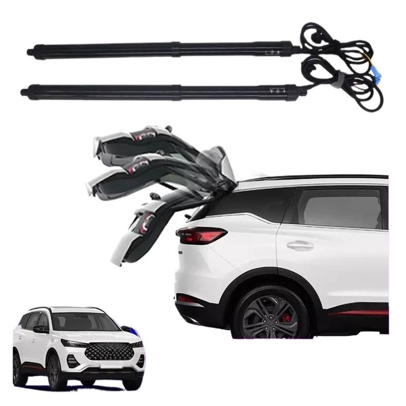 Elektrische Gasfeder Für Chery Für Tiggo 7 2016-2023 Auto Elektrische Heckklappe Steuerung Der Kofferraum Antrieb Auto Lift Automatische Kofferraum Öffnung Autoteile(with Kick Sensor) von OEXRIGRU