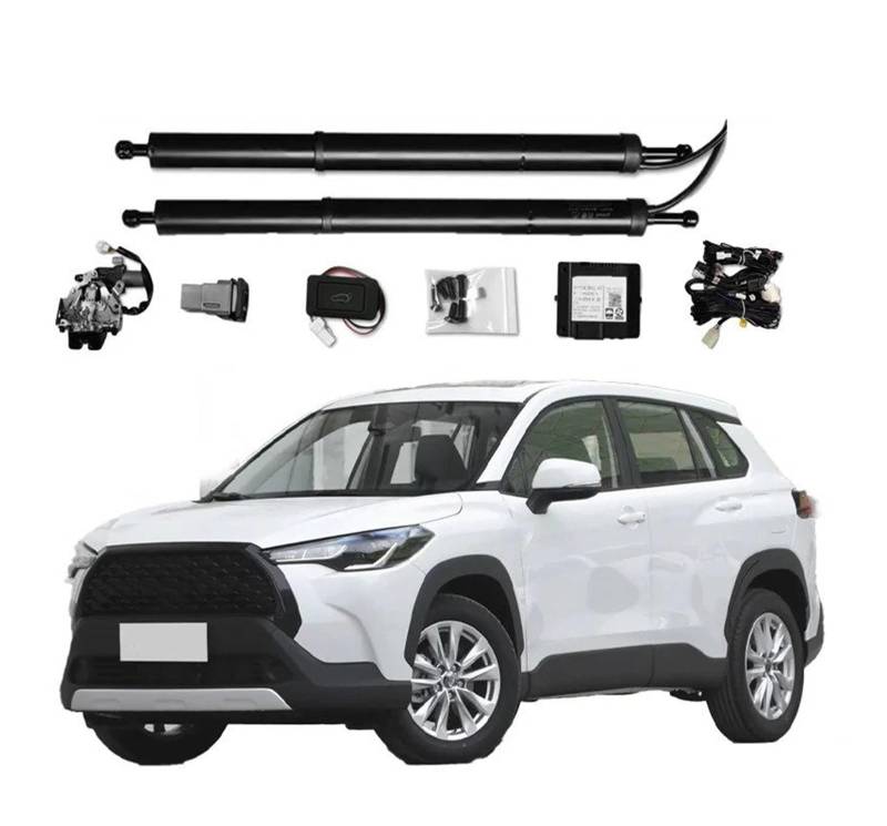 Elektrische Gasfeder Für Corolla Für Cross 2022 Elektrische Heckklappe Umgerüstet Schwanz Box Intelligente Elektrische Heckklappe Power Betreiben Öffnung Autoteile(with Kick Senor) von OEXRIGRU
