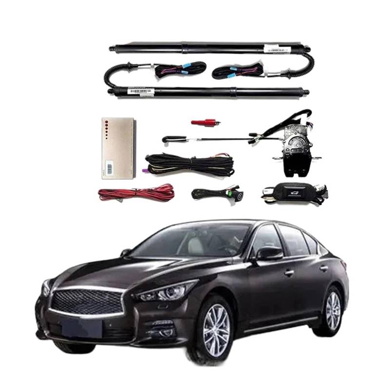 Elektrische Gasfeder Für Infiniti Q50 Q50L V37 2013-2019 Auto Power Stamm Öffnung Elektrische Saug Heckklappe Intelligente Heckklappe Lift Strut 1 Paar Autoteile(with footsensor) von OEXRIGRU