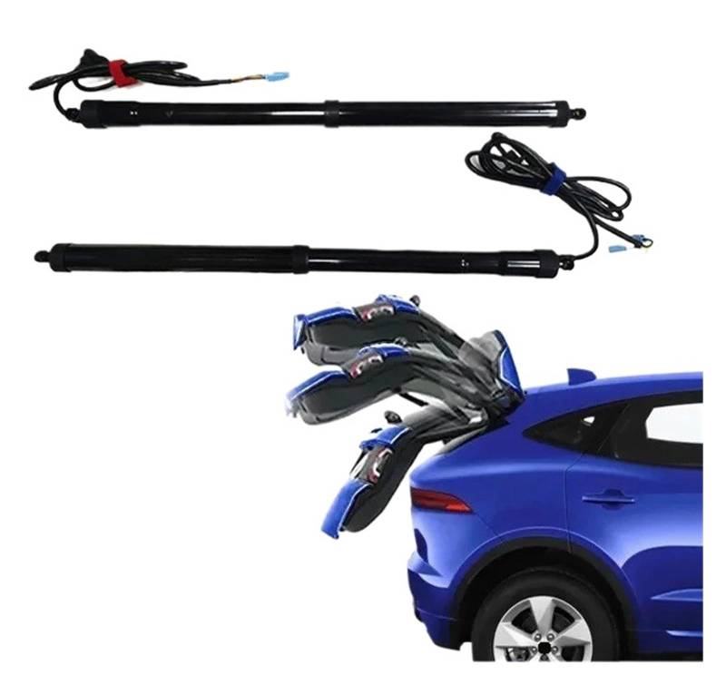 Elektrische Gasfeder Für Jaguar Für E-PACE 2018 2019 2020 2021 2022 2023 Elektrische Heckklappe Hebebühne Auto Automatische Stamm Öffnung Drift Stick Kit Autoteile(with Kick Sensor) von OEXRIGRU