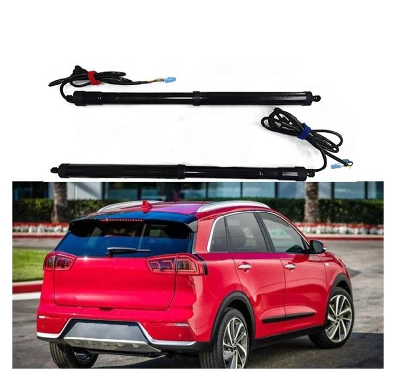 Elektrische Gasfeder Für Kia Für NIRO SUV 2017 2018 2019 2020 2021 2022 2023 Auto Elektrische Schwanz Tor Lift Auto Heckklappe Power Heckklappe Autoteile(with Kick Sensor) von OEXRIGRU