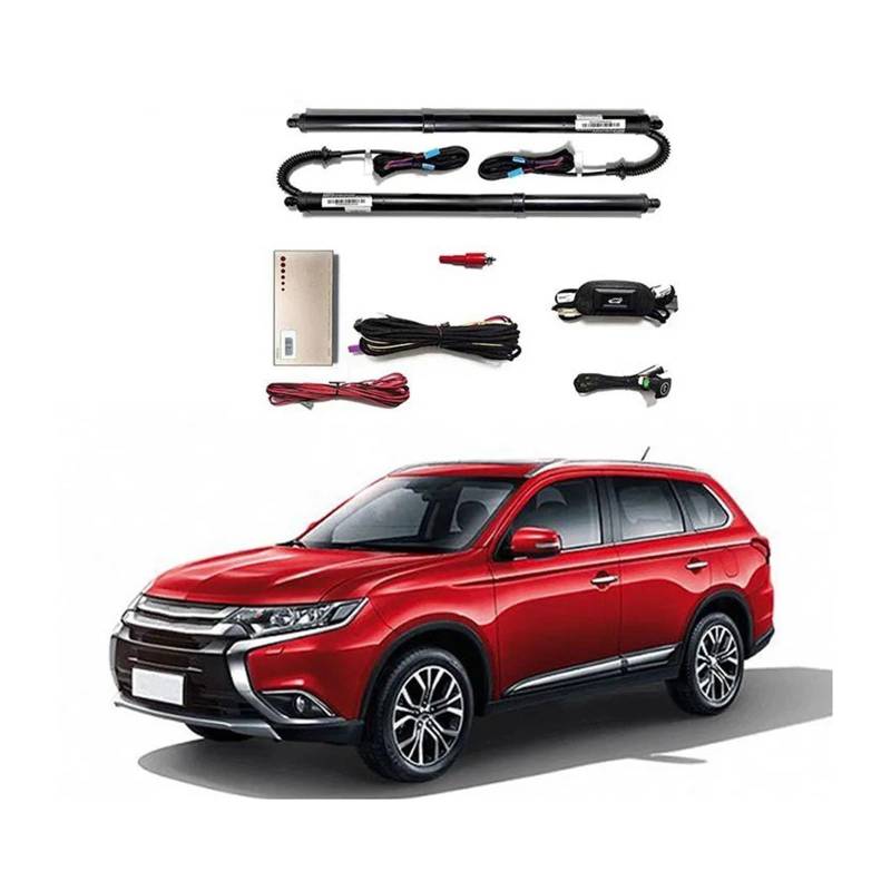 Elektrische Gasfeder Für Mitsubishi Für Outlander 2013-2023 Heckklappe Intelligente Schwanz Tor Strut Auto Power Stamm Öffnung Smart Elektrische Saug Autoteile(Without Foot Sensor) von OEXRIGRU