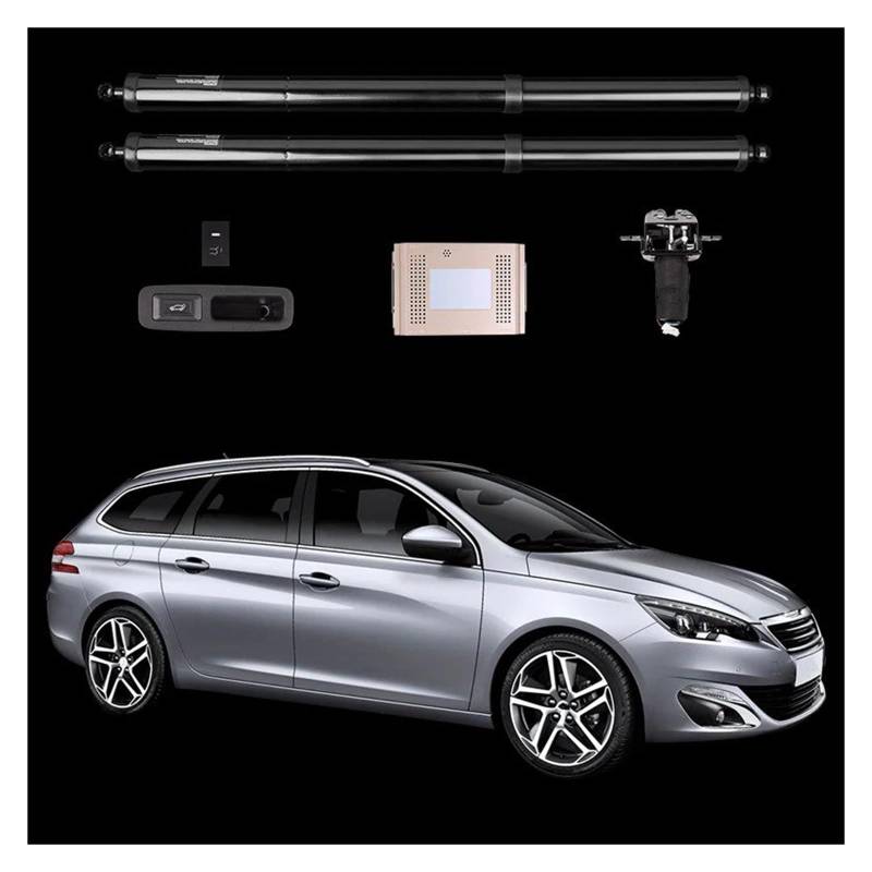 Elektrische Gasfeder Für Peugeot 308 SW 2017-2020 2021 2022 2023 SUV Elektrischer Heckklappensensor Automatisch Einstellbare Elektrische Heckklappen-Gasdruckfeder Autoteile(No Kick Sensor) von OEXRIGRU
