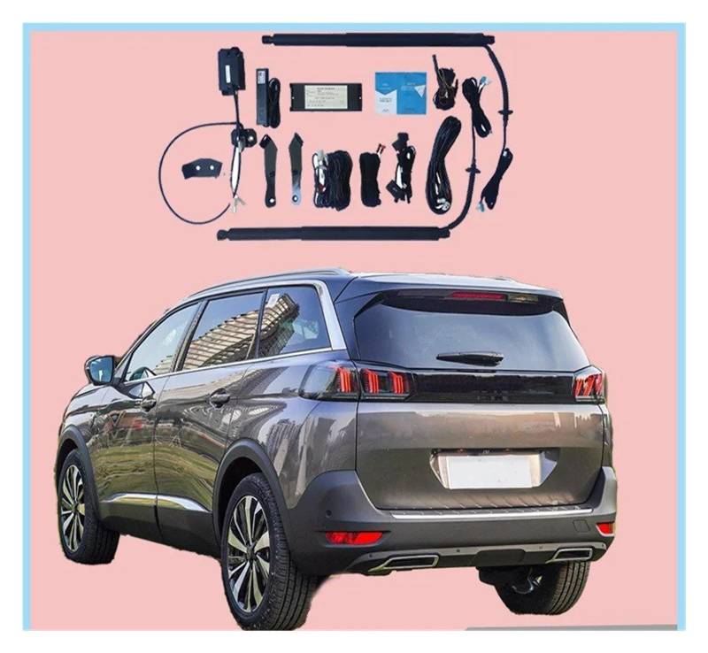 Elektrische Gasfeder Für Peugeot 5008 2020 Edition Elektrische Heckklappe Modifikation Heckbox Intelligente Elektrohydraulische Kofferraumstützstange Autoteile(No Kick Senor) von OEXRIGRU