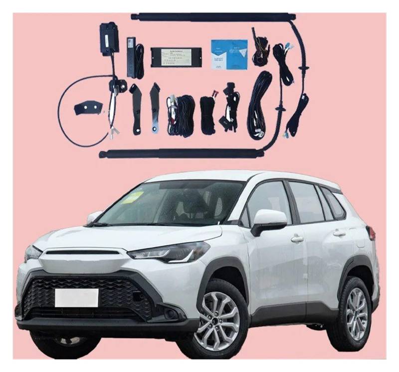 Elektrische Gasfeder Für Toyota Für Frontlander 2022 Elektrische Heckklappe Änderung Schwanz Box Intelligente Auto Elektro Hydraulische Stamm Unterstützung Bar Autoteile(No Kick Senor) von OEXRIGRU