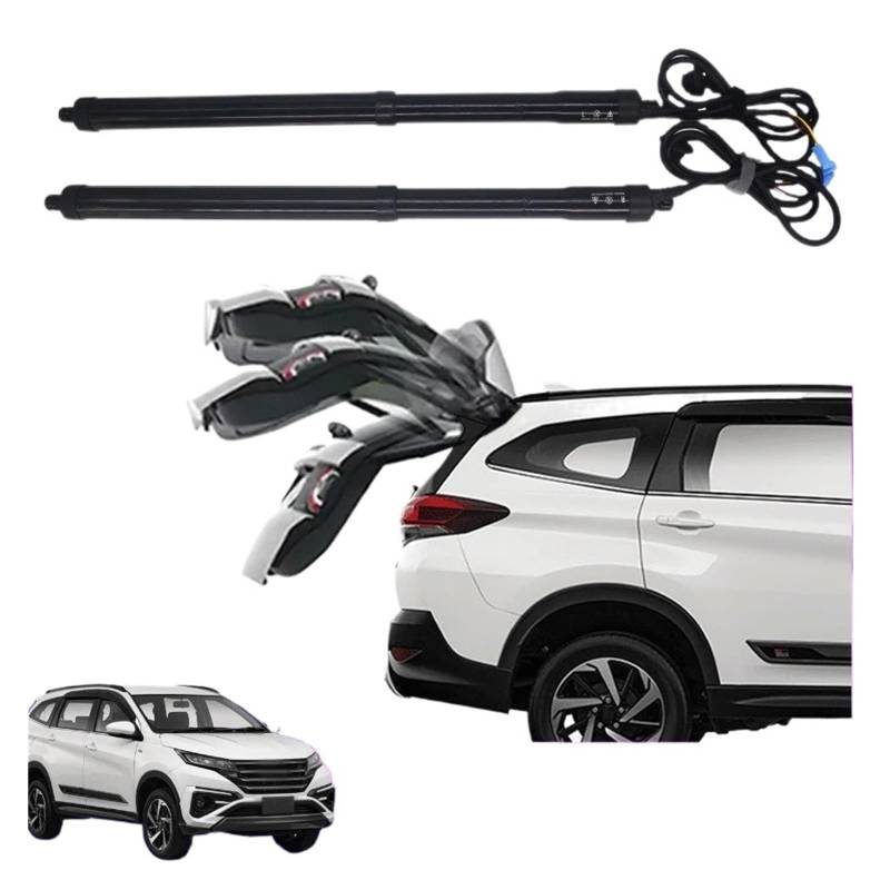 Elektrische Gasfeder Für Toyota Für Rush 2018 2019 2020 2021 2022 Kofferraum Elektrische Heckklappe Automatische Kofferraumöffnung Drift Drive Power Kit Autoteile(with Kick Sensor) von OEXRIGRU