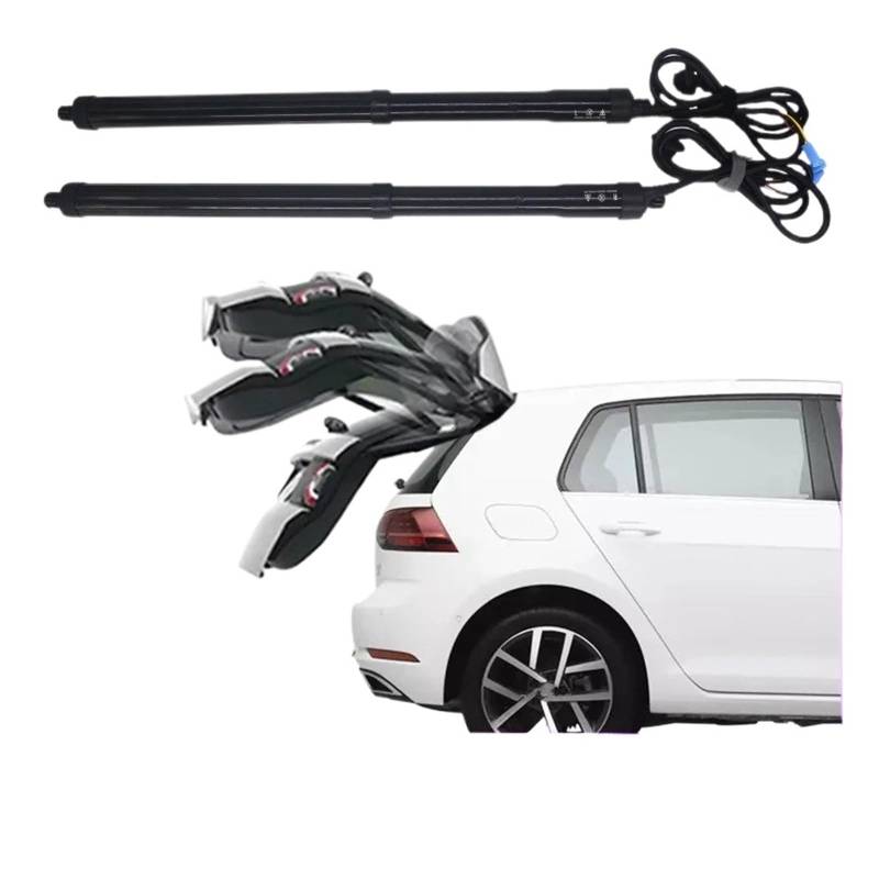 Elektrische Gasfeder Für VW Für Golf 2012-2022 Power Heckklappe Elektrische Heckklappe Lift Auto Kofferraum Auto Öffnen Schließen Tor Kit Deckel Autoteile(No Kick Sensor) von OEXRIGRU