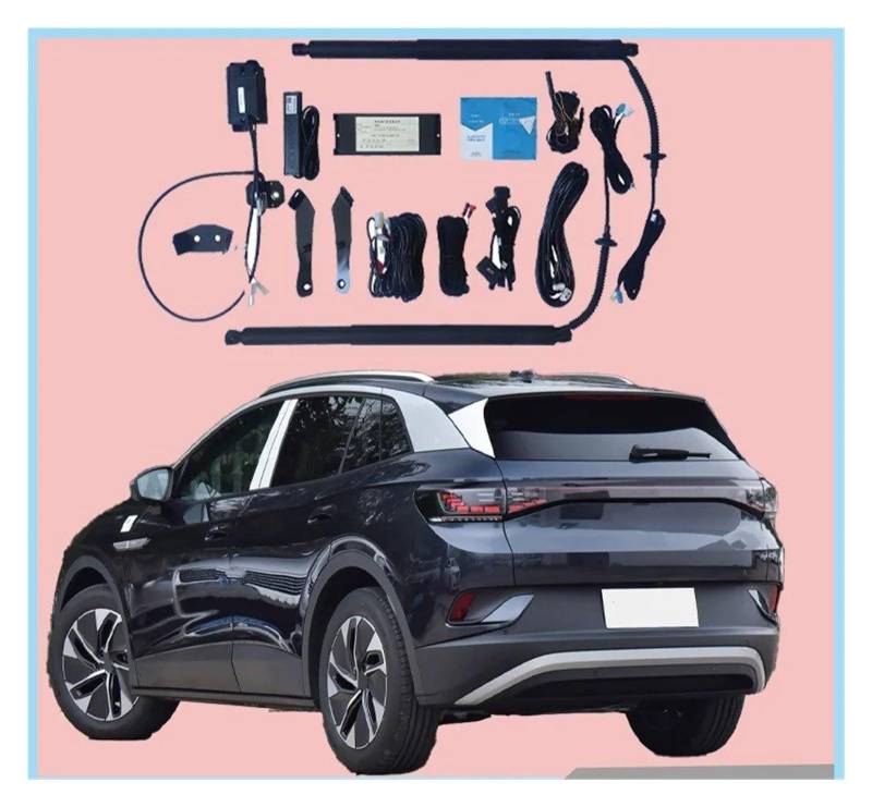 Elektrische Gasfeder Für VW ID.4 Für CROZZ 2021 Edition Elektrische Heckklappe Änderung Schwanz Box Intelligente Auto Auto Zubehör Autoteile(No Kick Senor) von OEXRIGRU