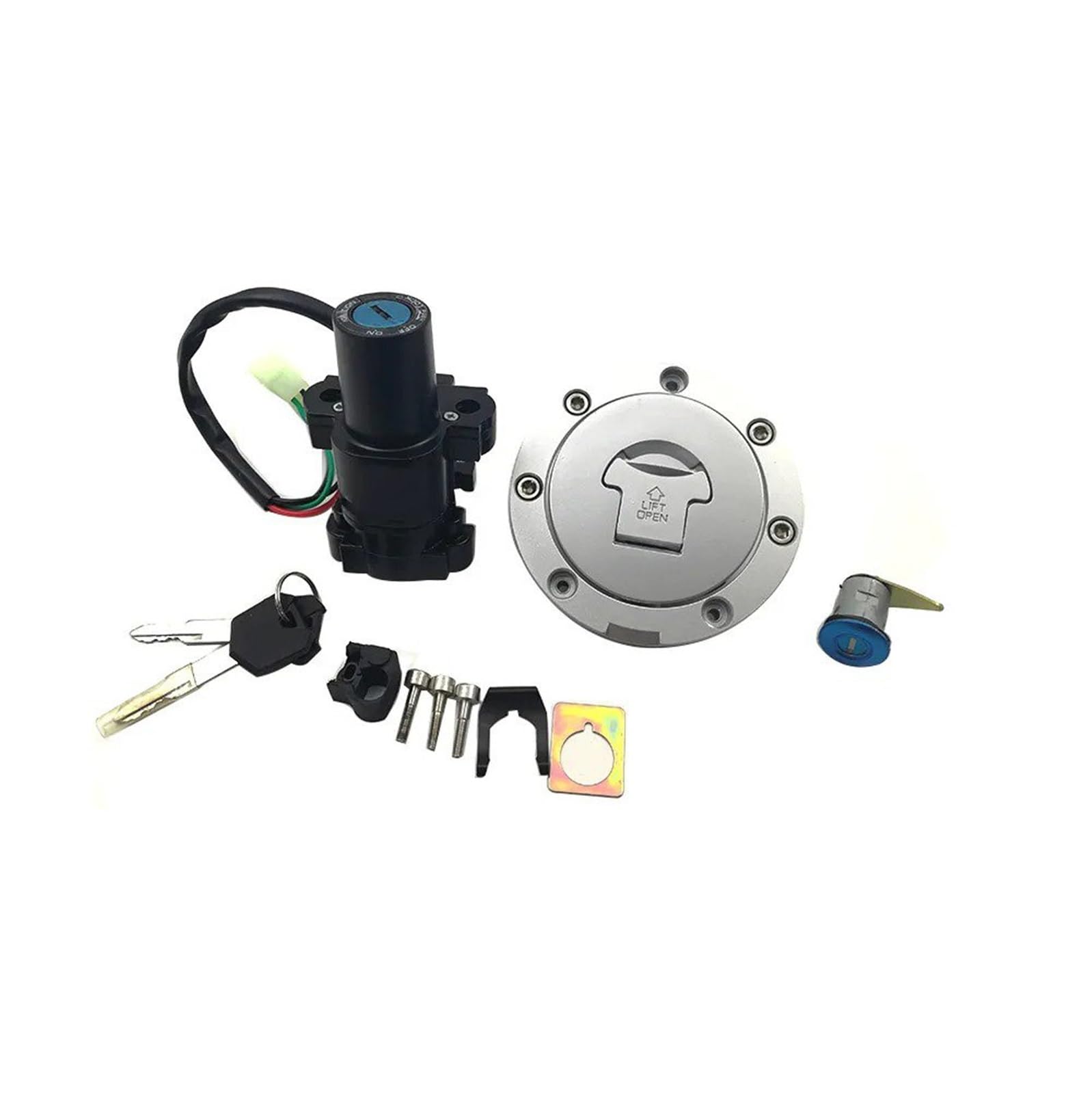 Motorrad Zuendschloss Für CBF500 Für CBF600 Für CBF1000 2004-2010 Zündung Schalter Starten Öl Kraftstoff Gas Tank Cap Abdeckung Sitz Schloss W/Schlüssel Zündschloss Motorrad Motorrad Zuendschloss Für CBF500 Für CBF600 Für CBF1000 2004-2010 Zündung Schalter Starten Öl Kraftstoff Gas Tank Cap Abdeckung Sitz Schloss W/Schlüssel Zündschloss Motorrad von OEXRIGRU