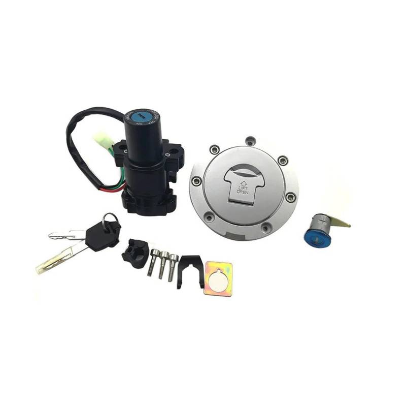 Motorrad Zuendschloss Für CBF500 Für CBF600 Für CBF1000 2004-2010 Zündung Schalter Starten Öl Kraftstoff Gas Tank Cap Abdeckung Sitz Schloss W/Schlüssel Zündschloss Motorrad von OEXRIGRU