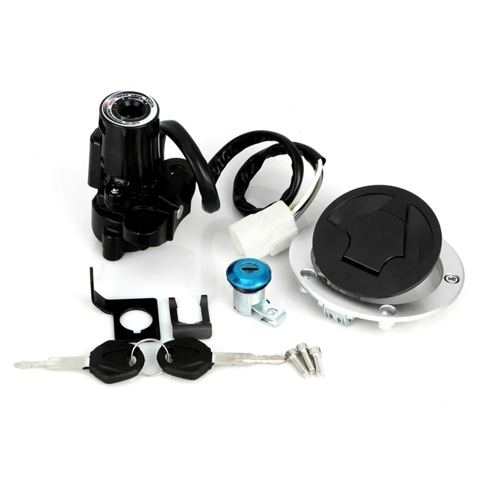 Motorrad Zuendschloss Für Kawasaki Für Ninja ZX6R ZX10R ZX636 ZX1000 2011-2019 Motorrad Zündschloss Gas Tankdeckel Abdeckung Sitz Schloss Zündschloss Motorrad Motorrad Zuendschloss Für Kawasaki Für Ninja ZX6R ZX10R ZX636 ZX1000 2011-2019 Motorrad Zündschloss Gas Tankdeckel Abdeckung Sitz Schloss Zündschloss Motorrad von OEXRIGRU
