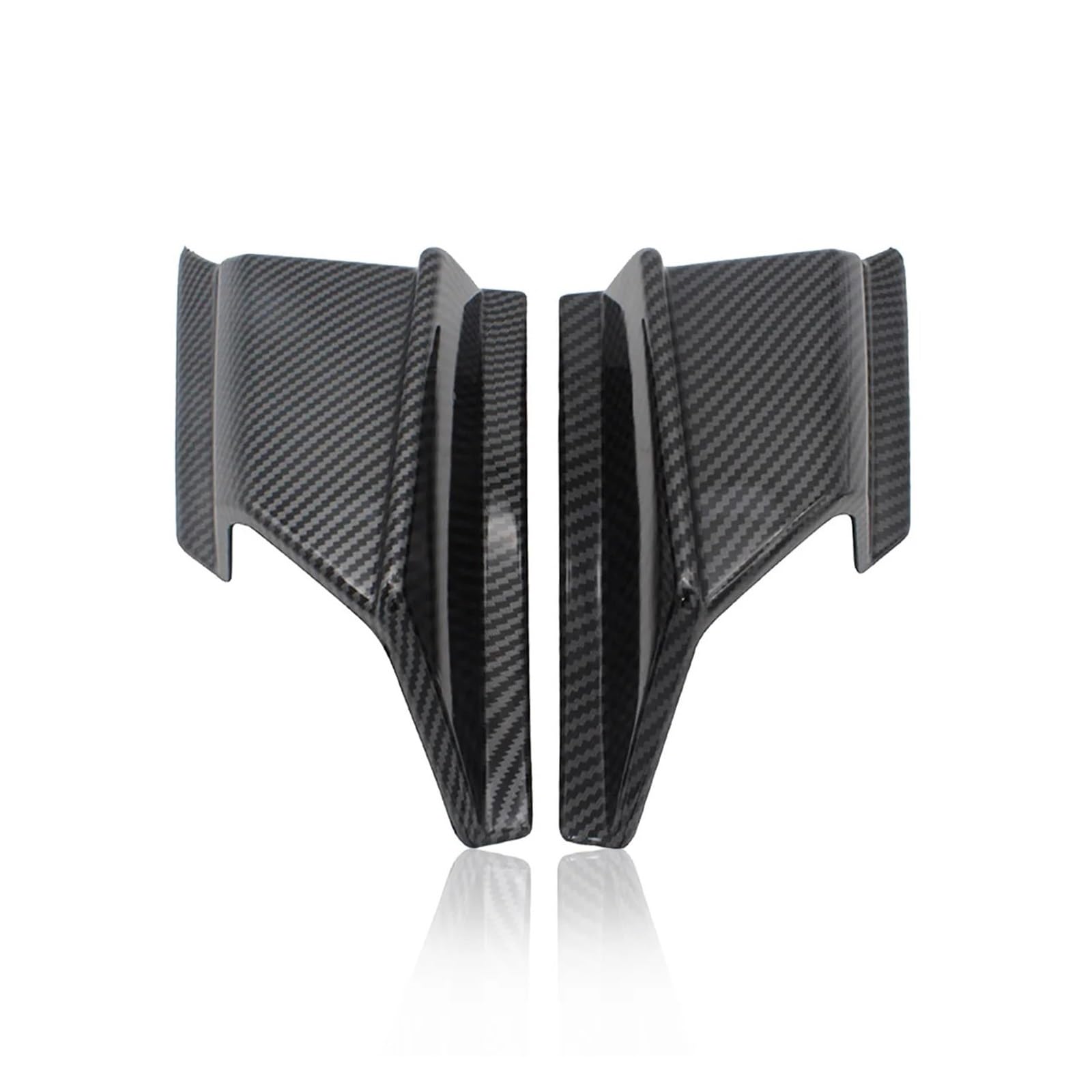 Motorradteile Für ADV150 Für ADV 150 2019 2020 Motorrad Winglet Aerodynamische Seite Wind Fin Spoiler Front Verkleidung Schutz Flügel Abdeckung Motorrad Vorderspoiler(Carbon Fiber) von OEXRIGRU