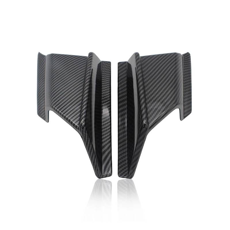 Motorradteile Für ADV150 Für ADV 150 2019 2020 Motorrad Winglet Aerodynamische Seite Wind Fin Spoiler Front Verkleidung Schutz Flügel Abdeckung Motorrad Vorderspoiler(Carbon Fiber) von OEXRIGRU