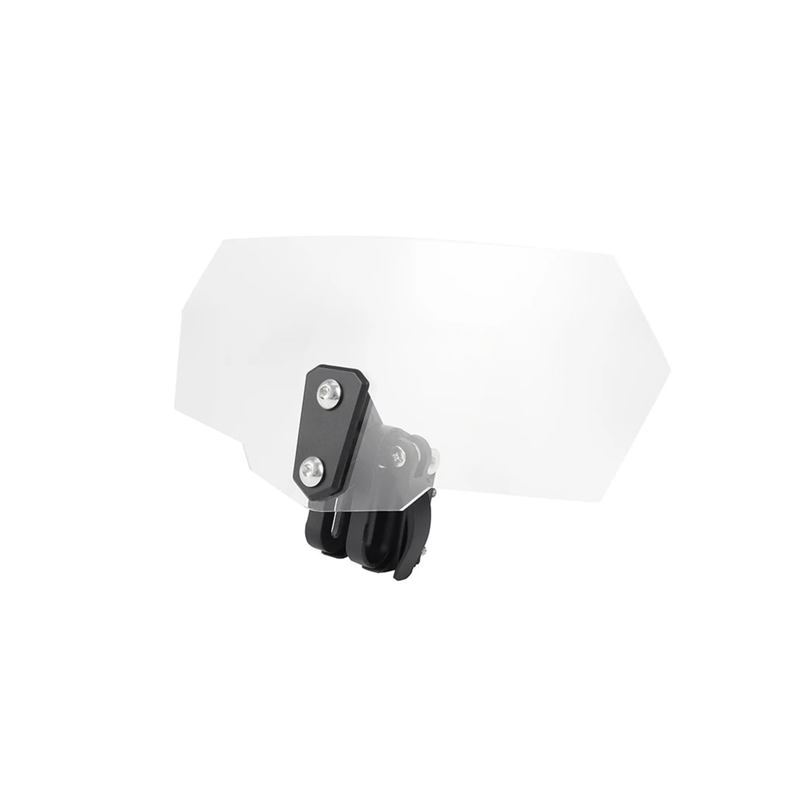 Motorradteile Für CB500X NC700S NC700X XL1000 ST1100 Für X-ADV 750 Motorrad Risen Clip Auf Windschutzscheibe Windschutzscheibe Verlängerung Spoiler Motorrad Vorderspoiler(Clear-Black Bracket) von OEXRIGRU