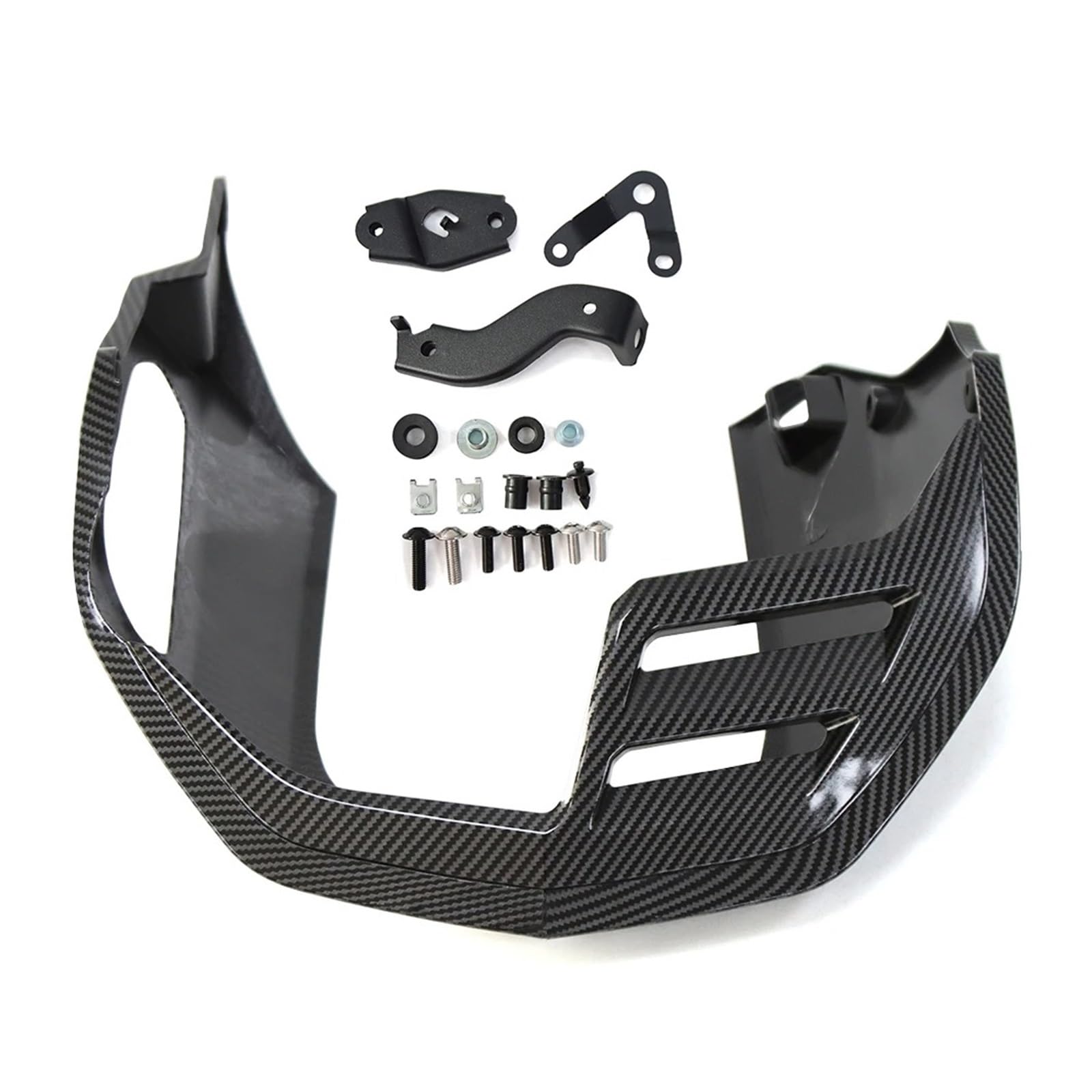 Motorradteile Für CB650R 2019 2020 2021 2022 2023 2024 Motorrad Bauch Pan Motor Spoiler Unteren Verkleidung Rahmen Panel Protector Motorrad Vorderspoiler(Carbon Fiber Pattern) von OEXRIGRU