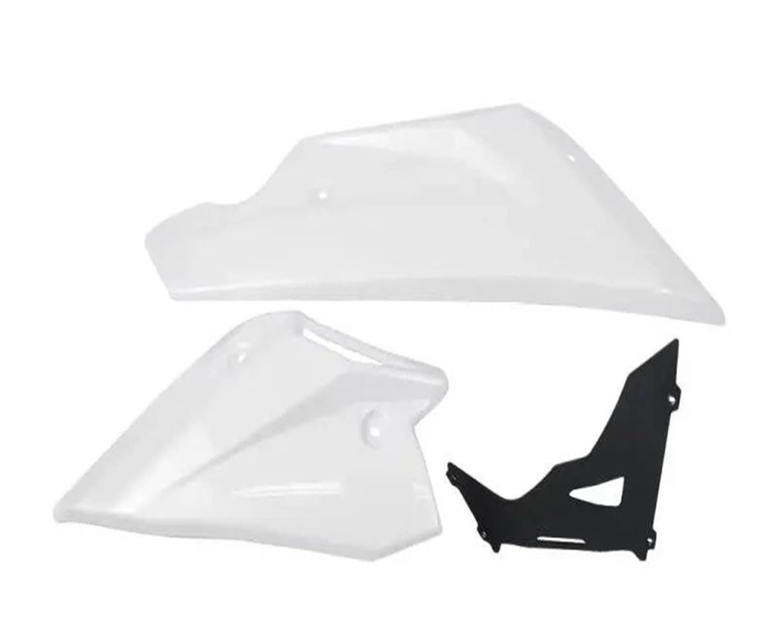 Motorradteile Für CB750 Für Hornet CB 750 2023-Motorrad Zubehör Bauch Pan Bellypan Unteren Motor Chassis Spoiler Verkleidung Motorrad Vorderspoiler(Weiß) von OEXRIGRU