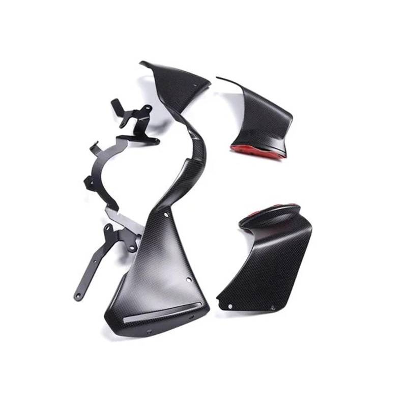 Motorradteile Für CBR1000RR-R Für CBR1000RRR 2021 2022 2023 Carbon Fiber Motorrad Aerodynamische Flügel Spoiler Deflektor Kits Motorrad Vorderspoiler(Plain Weave Matte) von OEXRIGRU