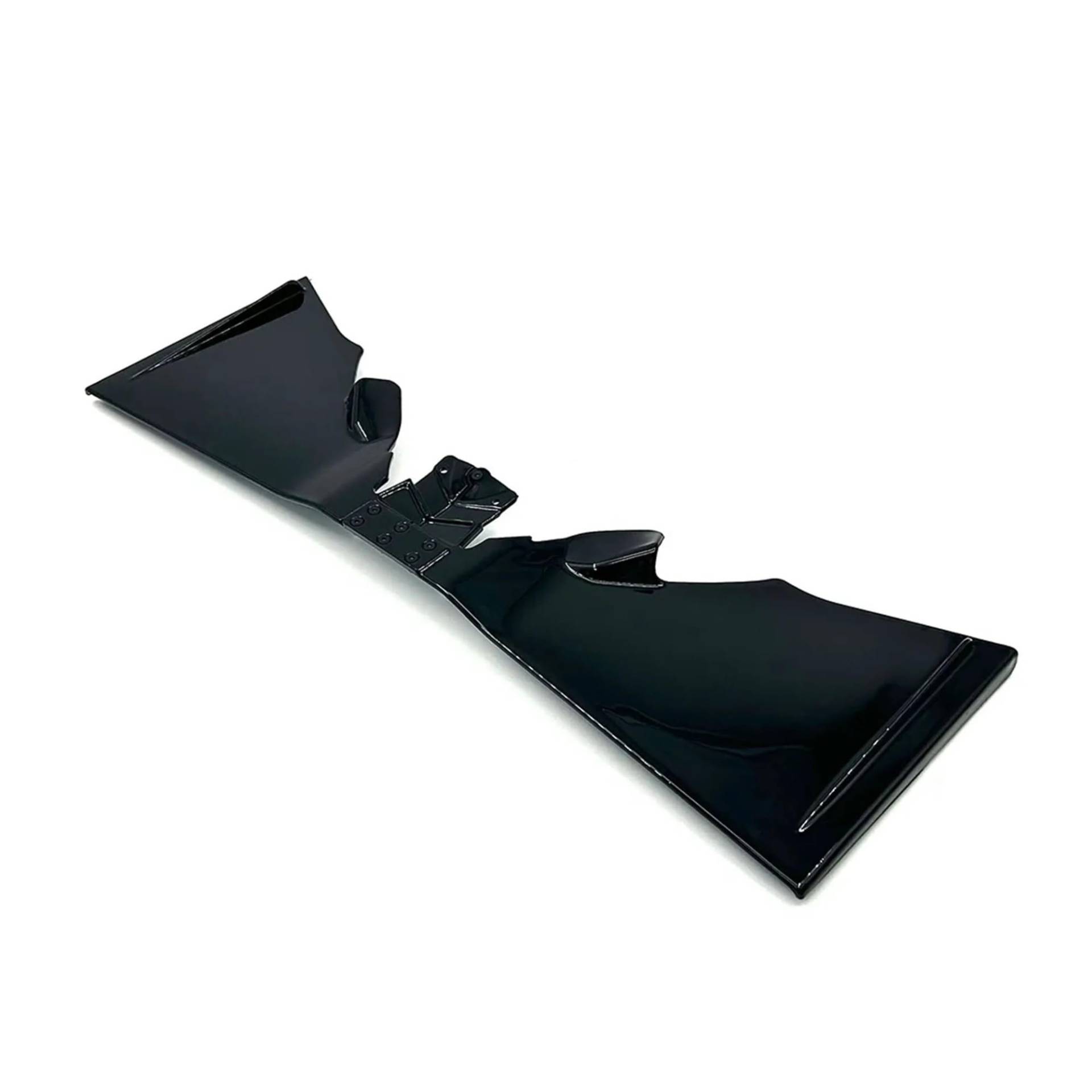 Motorradteile Für CFMOTO 250 SR 250SR 2020 2021 2022 MY22 Motorrad Winglet Aerodynamische Flügel Kit Spoiler Motorrad Vorderspoiler(Bright Black) von OEXRIGRU