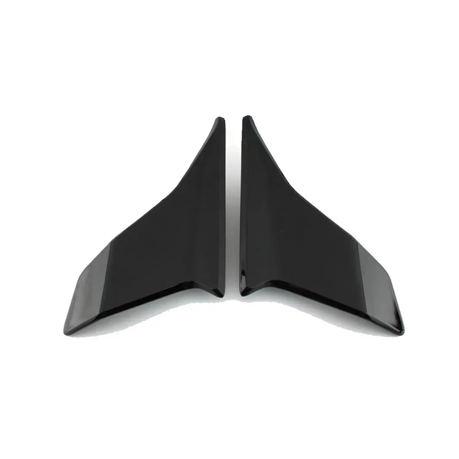 Motorradteile Für CFMOTO 300SR 250SR 2020-2023 Motorrad Seite Abtrieb Nackt Spoiler Feste Winglet Verkleidung Flügel Deflektoren Motorrad Vorderspoiler(Schwarz) von OEXRIGRU