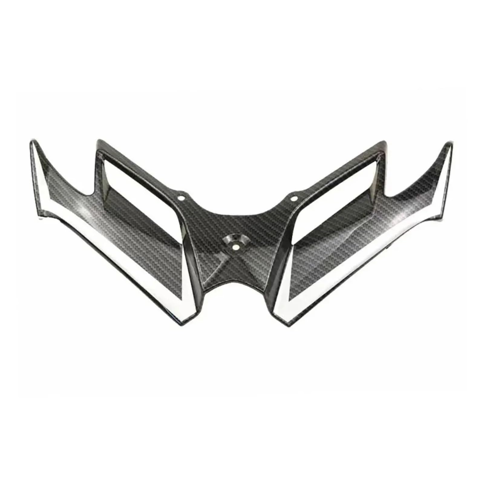 Motorradteile Für CFMOTO 450SR 450 SR Wind Flügel Air Deflektor Motorrad Winglet Aerodynamische Flügel Kit Spoiler Zubehör Motorrad Vorderspoiler(Carbon White) von OEXRIGRU