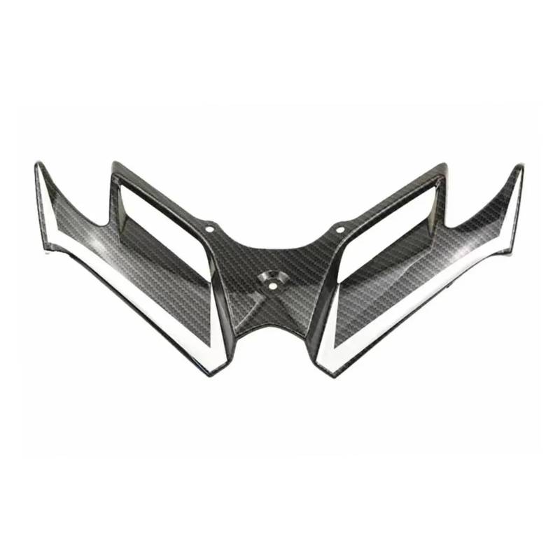 Motorradteile Für CFMOTO 450SR 450 SR Wind Flügel Air Deflektor Motorrad Winglet Aerodynamische Flügel Kit Spoiler Zubehör Motorrad Vorderspoiler(Carbon White) von OEXRIGRU