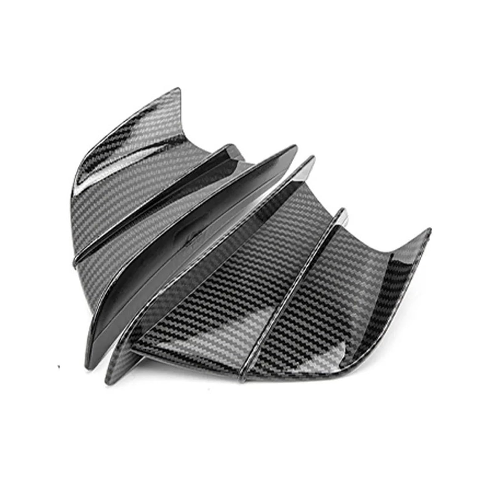 Motorradteile Für Ducati 899 959 1198 1198S 1199 1299 Für Panigale V4 V4S V4R V2 Für Supersport S Motorrad Winglet Aerodynamische Flügel Kit Spoiler Motorrad Vorderspoiler(Carbon) von OEXRIGRU