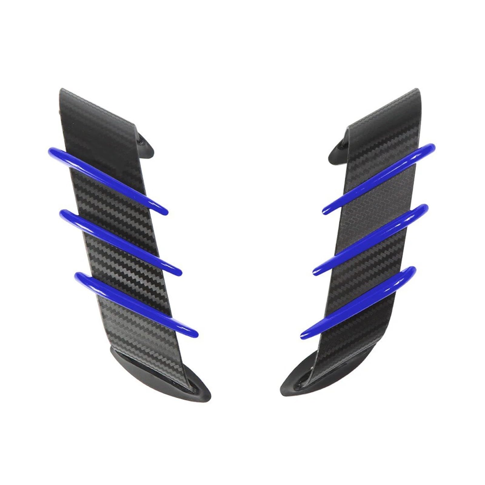Motorradteile Für Ducati 899 959 1198 1198S 1199 1299 Für Panigale V4 V4S V4R V2 Motorrad Winglet Aerodynamische Flügel Kit Spoiler Motorrad Vorderspoiler(Blue) von OEXRIGRU