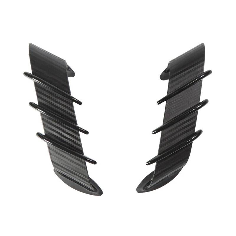 Motorradteile Für Ducati 899 959 1198 1198S 1199 1299 Für Panigale V4 V4S V4R V2 Motorrad Winglet Aerodynamische Flügel Kit Spoiler Motorrad Vorderspoiler(Schwarz) von OEXRIGRU