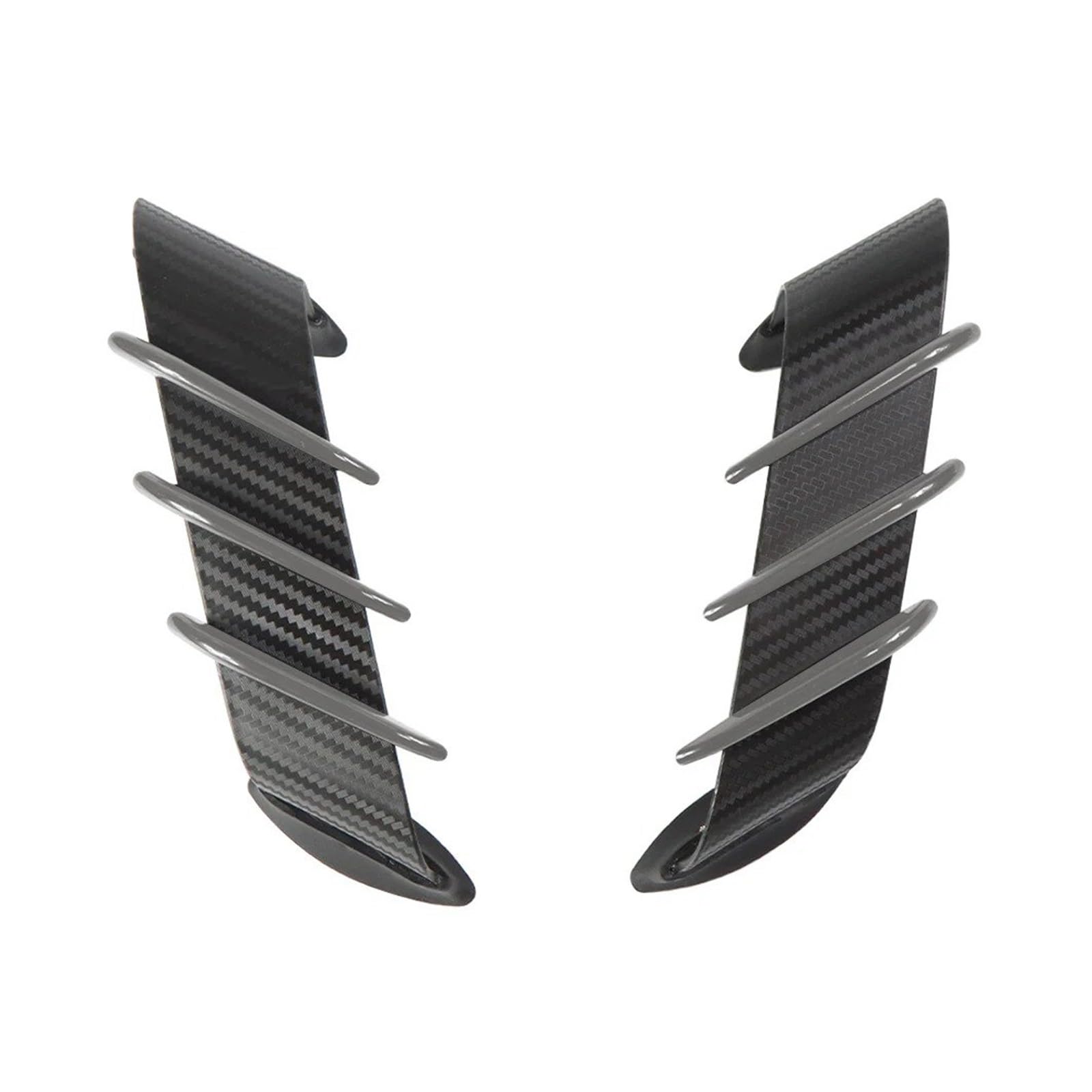 Motorradteile Für Ducati 899 959 1198 1198S 1199 1299 Für Panigale V4 V4S V4R V2 Motorrad Winglet Aerodynamische Flügel Kit Spoiler Motorrad Vorderspoiler(Titanium) von OEXRIGRU