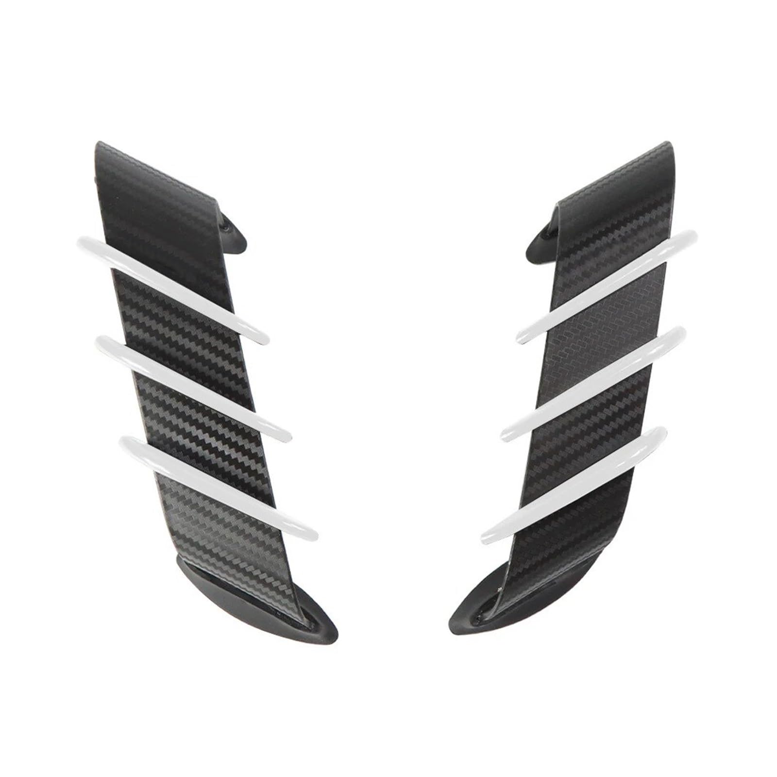 Motorradteile Für Ducati 899 959 1198 1198S 1199 1299 Für Panigale V4 V4S V4R V2 Motorrad Winglet Aerodynamische Flügel Kit Spoiler Motorrad Vorderspoiler(Weiß) von OEXRIGRU