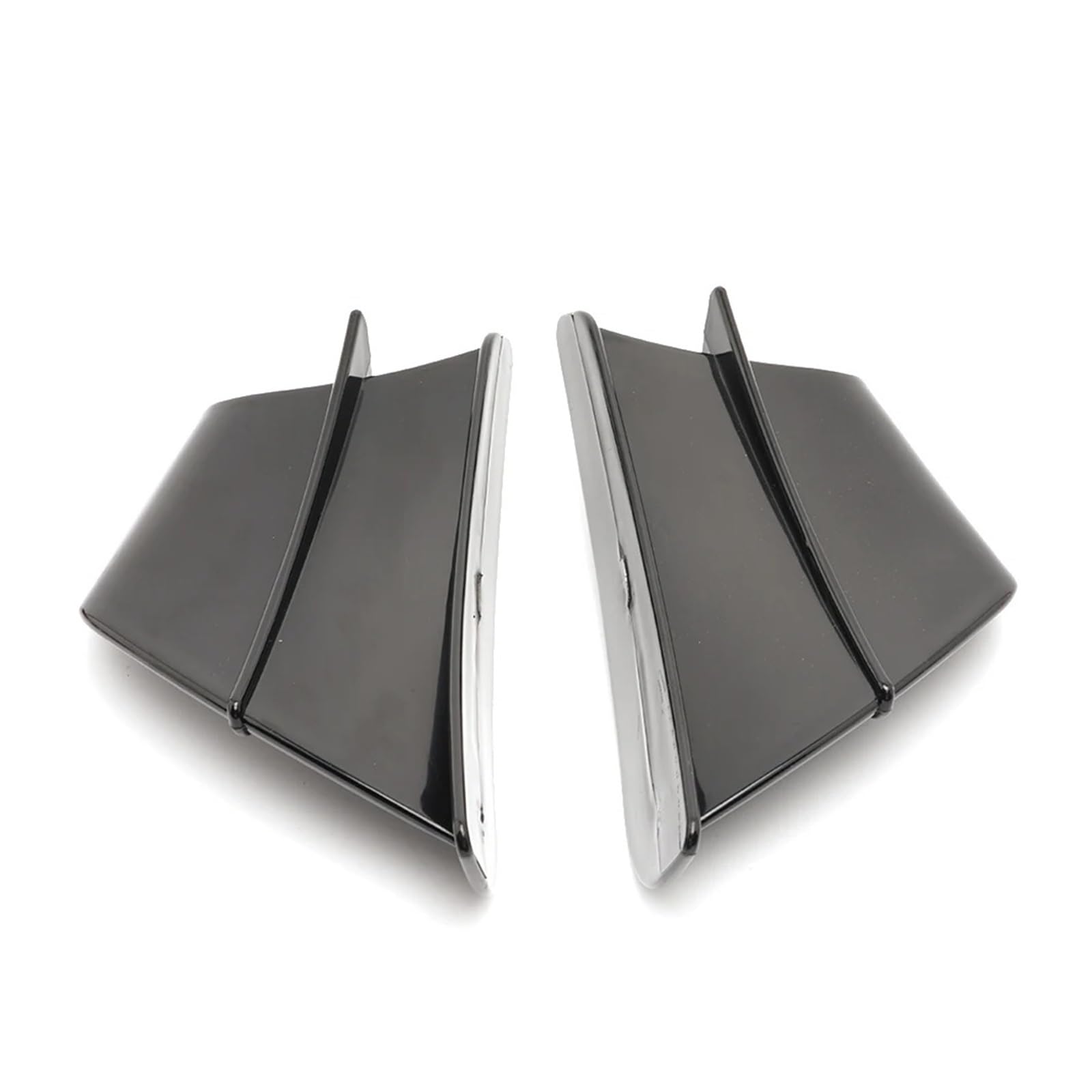 Motorradteile Für Ducati 899 959 1198 S 1199 1299 Für Panigale R V4 V4S Motorrad Verkleidung Winglet Aerodynamische Flügel Kit Spoiler Motorrad Vorderspoiler(Schwarz) von OEXRIGRU