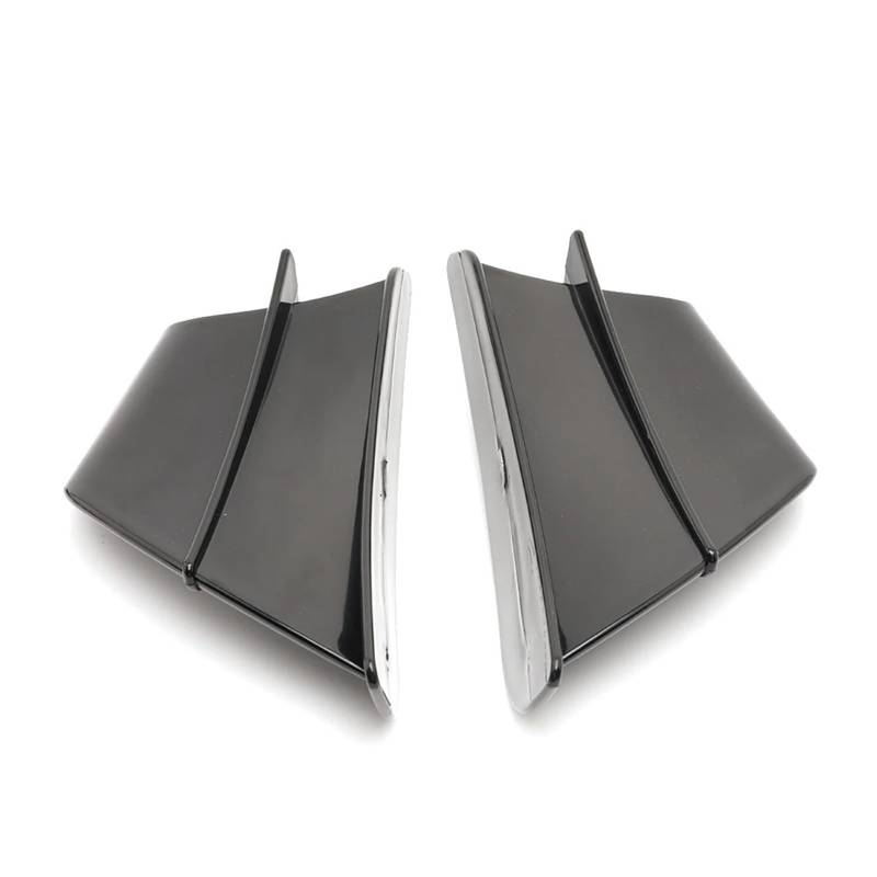Motorradteile Für Ducati 899 959 1198 S 1199 1299 Für Panigale R V4 V4S Motorrad Verkleidung Winglet Aerodynamische Flügel Kit Spoiler Motorrad Vorderspoiler(Schwarz) von OEXRIGRU