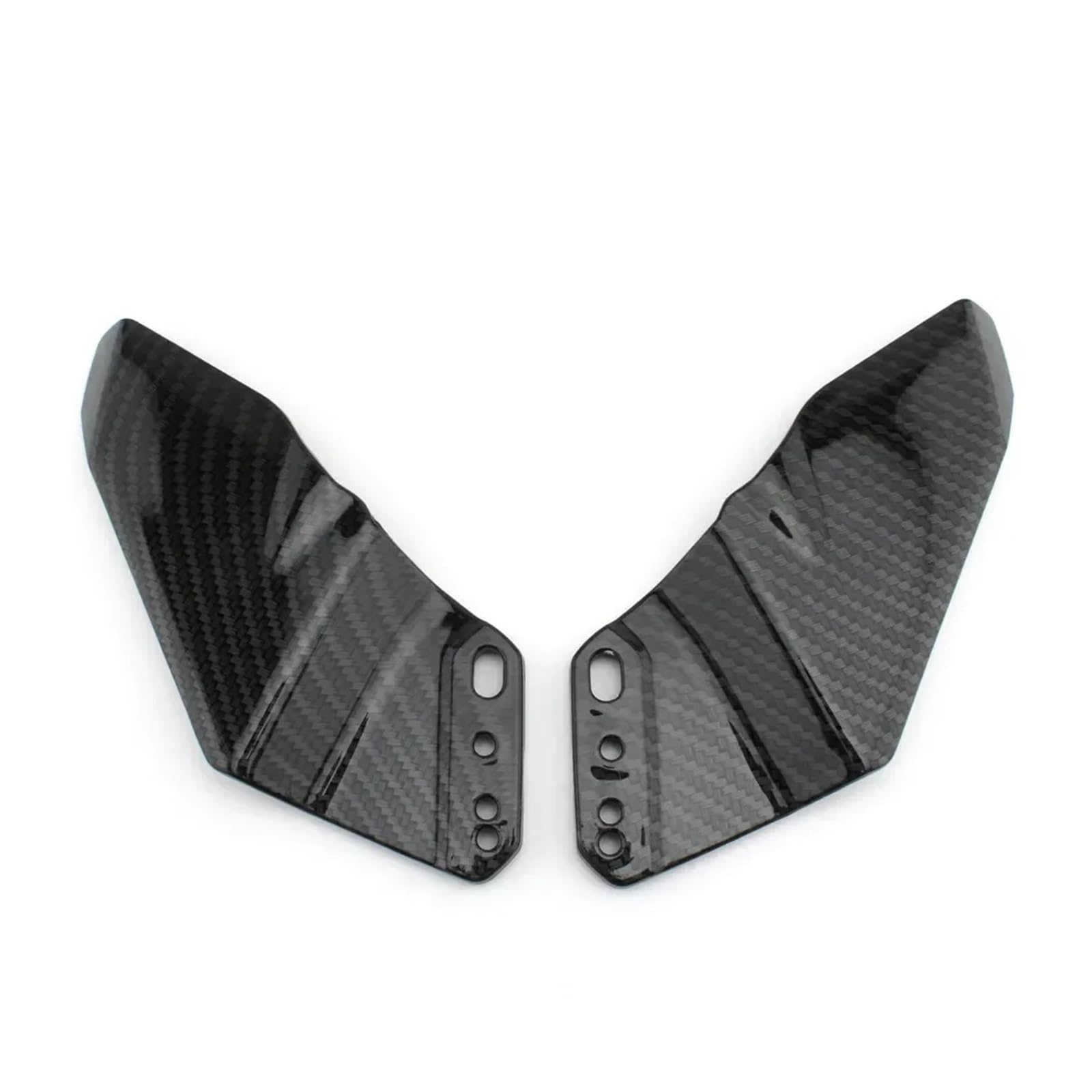 Motorradteile Für Ducati 999 749 996 916 1098 1198 848 Motorrad Seite Winglet Aerodynamische Flügel Kit Spoiler Verkleidung Motorrad Vorderspoiler(Carbon Fiber) von OEXRIGRU