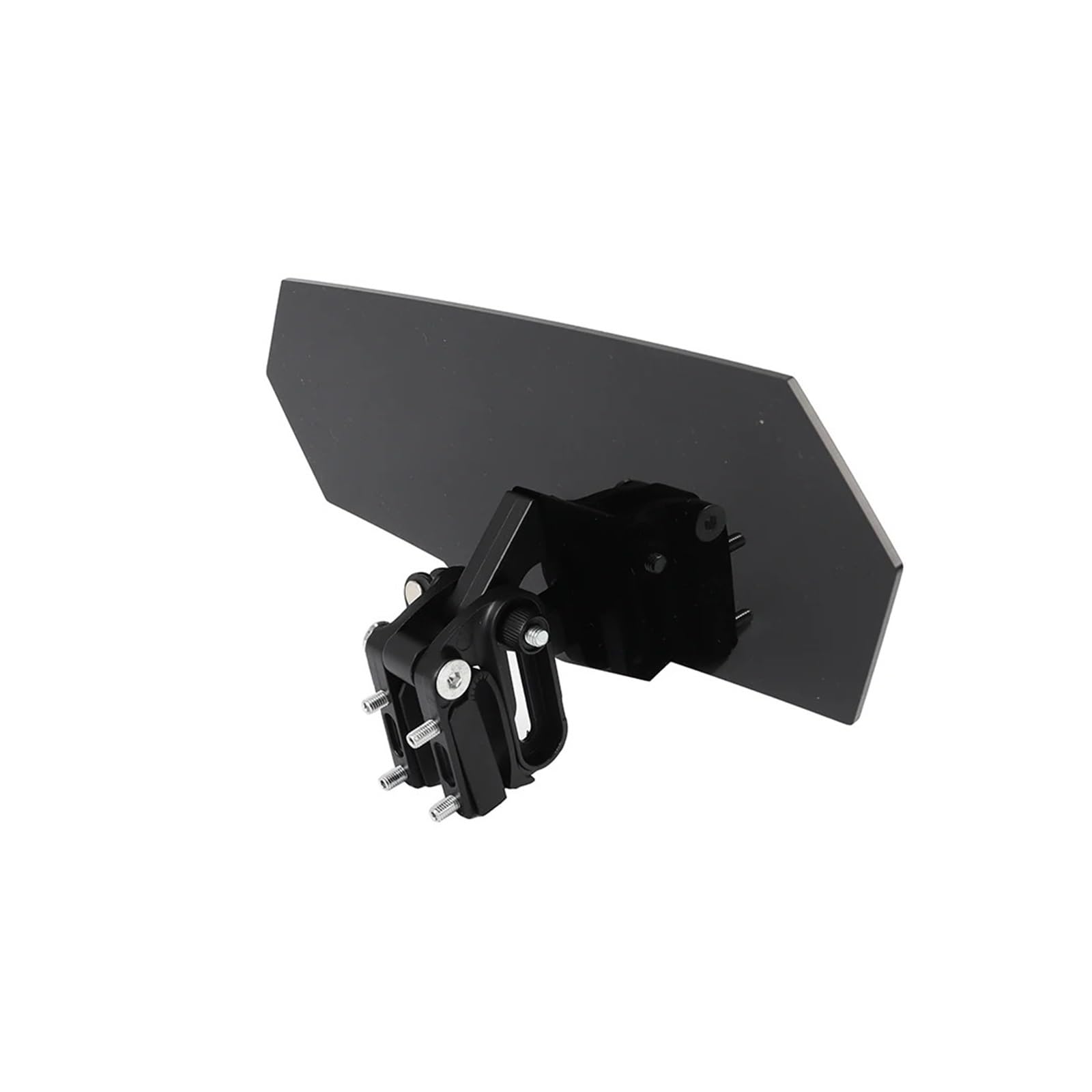Motorradteile Für F650GS F800GS R1200GS 800GS K1200S Für ADV Motorrad Risen Clip Auf Windschutzscheibe Windschutzscheibe Verlängerung Spoiler Motorrad Vorderspoiler(Black-Black Bracket) von OEXRIGRU