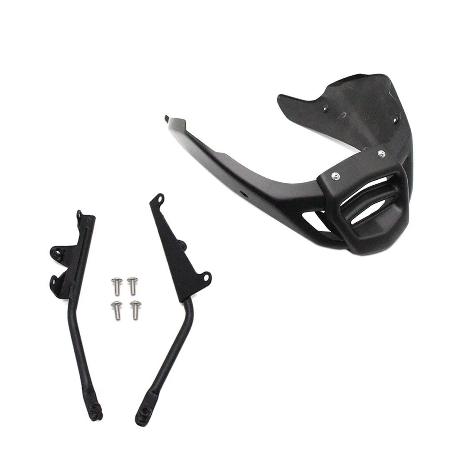 Motorradteile Für FZ1S FZ1N 2006-2014 FZ1 2014 Motorrad Verkleidung Motor Spoiler Verkleidung Montage Kit Montage Motorrad Vorderspoiler(Matt Black) von OEXRIGRU