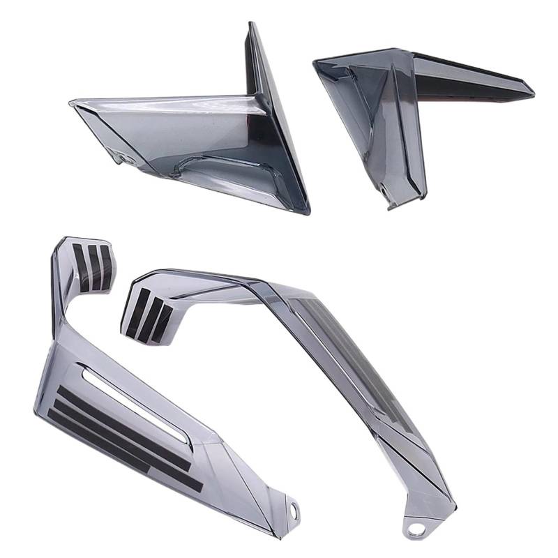 Motorradteile Für Forza 750 2021 2022 Motorrad Air Deflektor Kit Schwarz Spoiler Hinzufügen-auf Spoiler Seite Motorrad Vorderspoiler(AB Gray) von OEXRIGRU