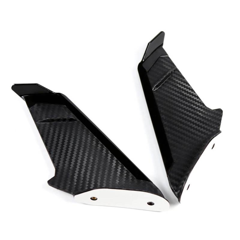 Motorradteile Für GSX-R 600/750/1000/125 Für GSX250R Für GSXS1000F Motorrad Front Verkleidung Aerodynamische Winglets Seite Spoiler Motorrad Vorderspoiler(Schwarz) von OEXRIGRU