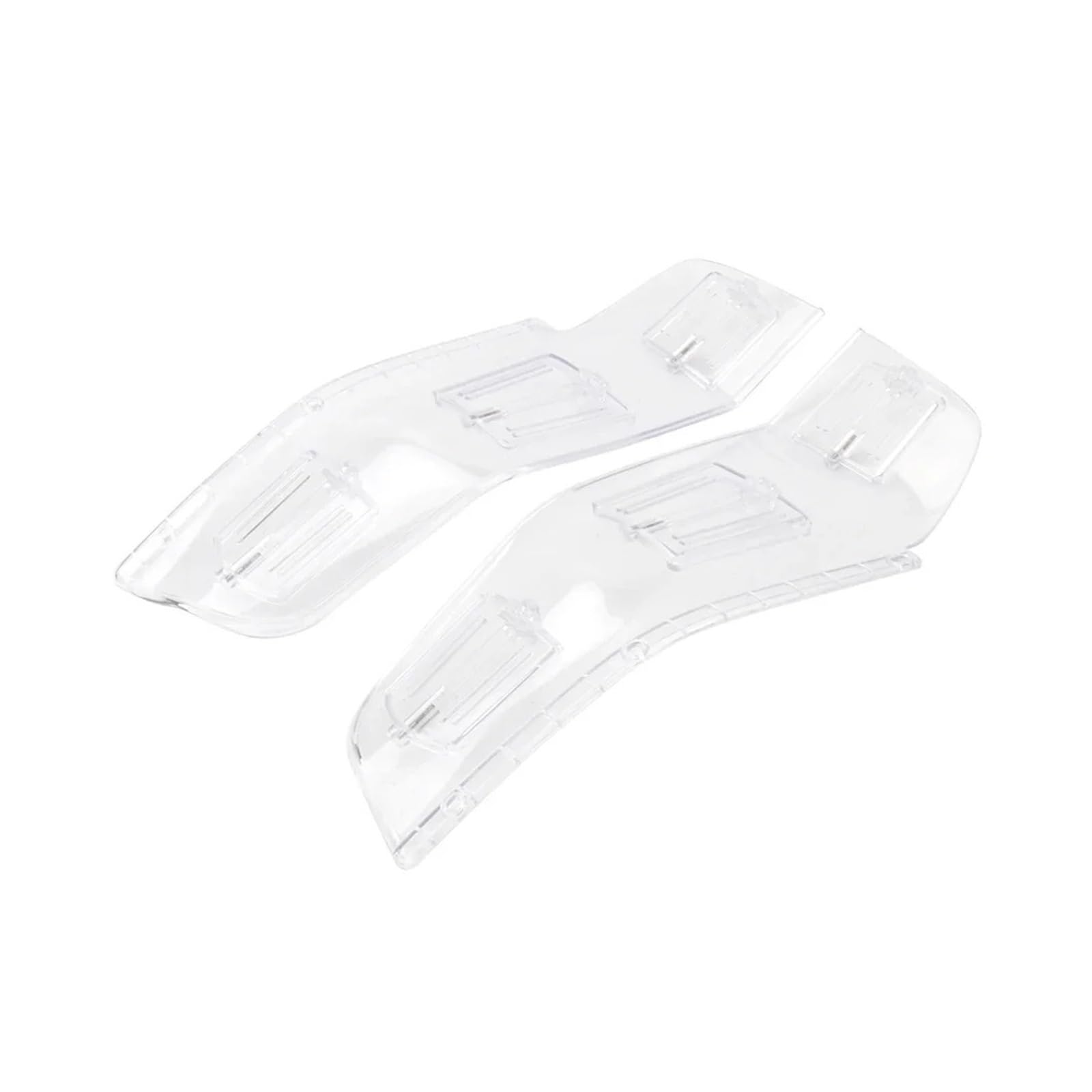 Motorradteile Für Goldwing GL1800 F6B 2001-2017 Entlüftet Windabweiser Motorrad Seite Spoiler Flügel Air Guard Kit Motorrad Vorderspoiler(Transparent) von OEXRIGRU