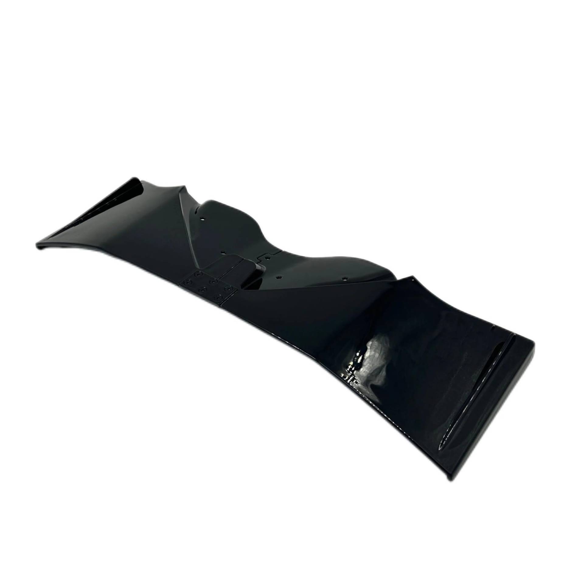 Motorradteile Für Kawasaki Für Ninja 400 2018 2019 2020 2021 2022 2023 Motorrad Front Winglet Aerodynamic Kit Spoiler Motorrad Vorderspoiler(Bright Black) von OEXRIGRU
