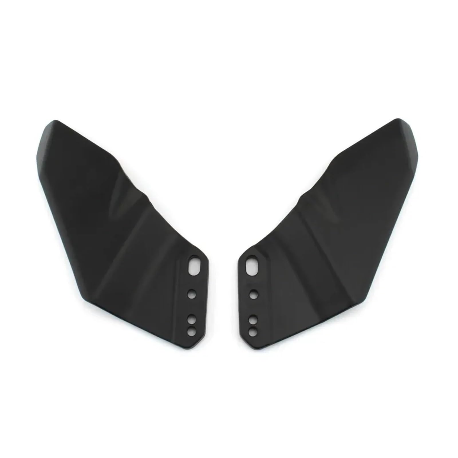 Motorradteile Für Kawasaki Für Ninja 400 250 300 650R Z1000SX Z800 Motorrad Seite Winglet Aerodynamische Flügel Kit Spoiler Verkleidung Motorrad Vorderspoiler(Matte Black) von OEXRIGRU