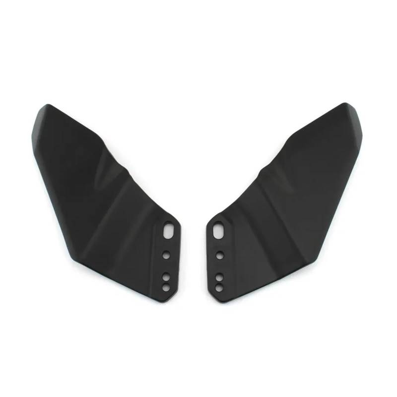 Motorradteile Für Kawasaki Für Ninja 400 250 300 650R Z1000SX Z800 Motorrad Seite Winglet Aerodynamische Flügel Kit Spoiler Verkleidung Motorrad Vorderspoiler(Matte Black) von OEXRIGRU