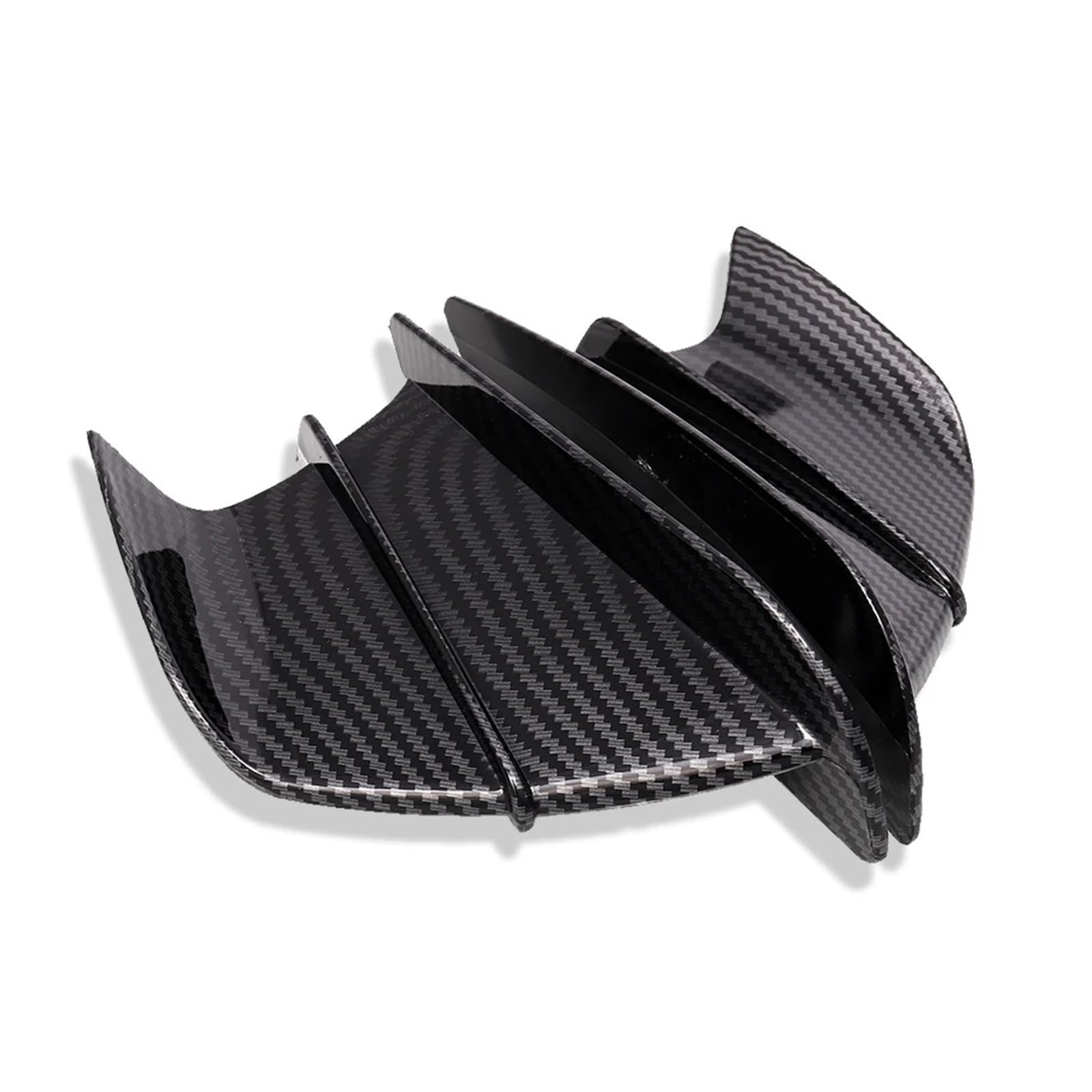 Motorradteile Für Kawasaki Für Ninja H2 H2R ABS Motorrad Winglet Aerodynamische Seite Flügel Fin Spoiler 1 Paar Motorrad Vorderspoiler(B) von OEXRIGRU