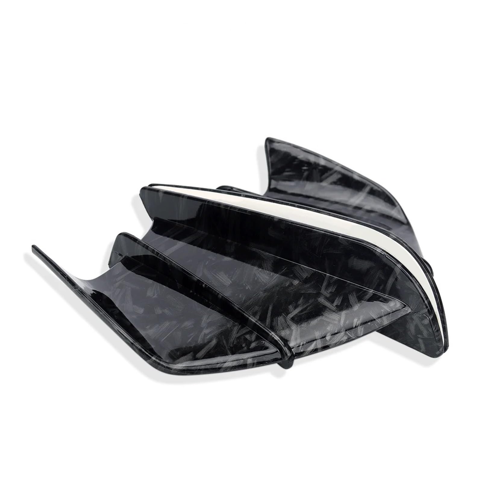 Motorradteile Für Kawasaki Für Ninja H2 H2R ABS Motorrad Winglet Aerodynamische Seite Flügel Fin Spoiler 1 Paar Motorrad Vorderspoiler(C) von OEXRIGRU