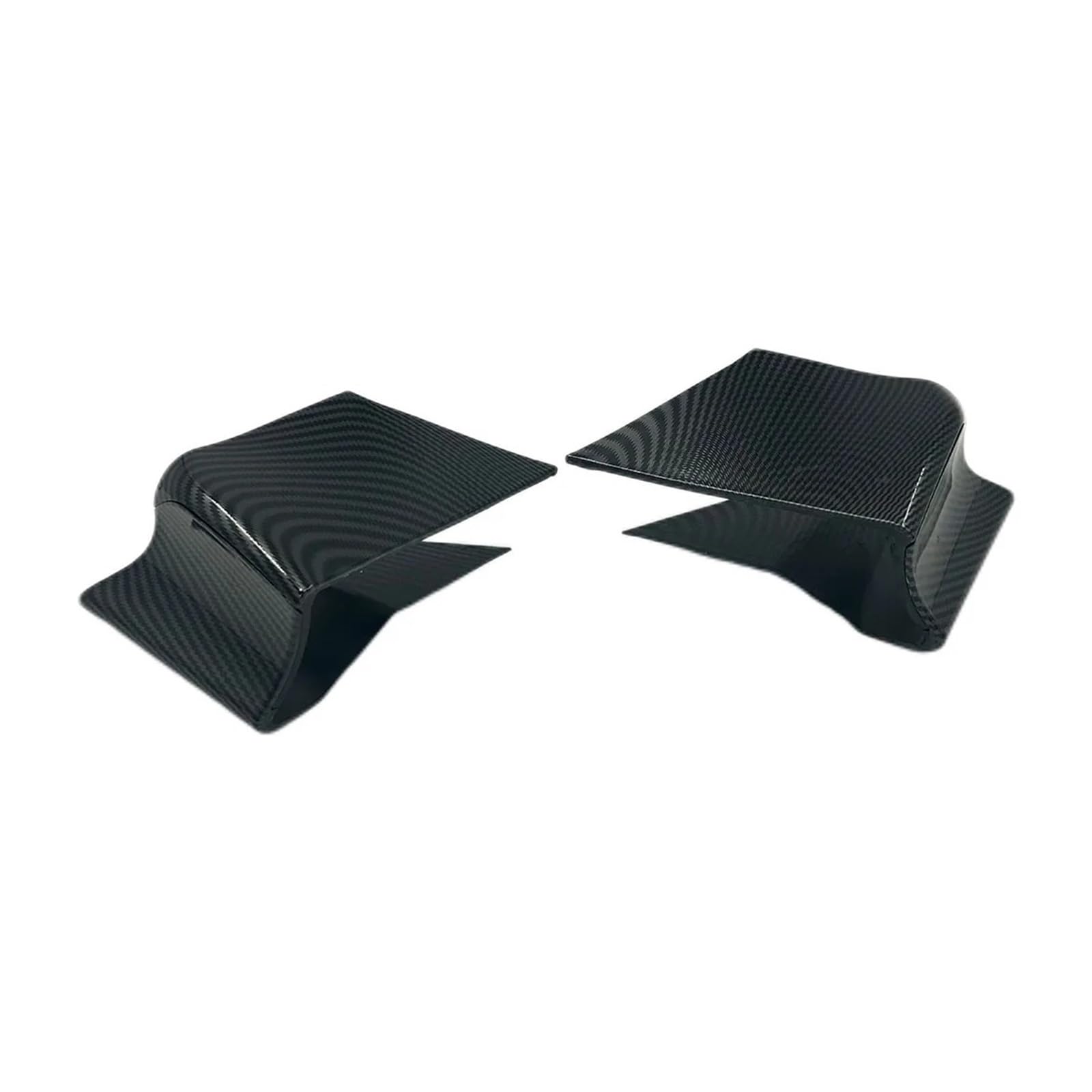 Motorradteile Für Kawasaki Für Ninja ZX-4R ZX-4RR ZX4R ZX4RR Motorrad Winglet Aerodynamische Seite Spoiler Verkleidung Motorrad Vorderspoiler(Carbon) von OEXRIGRU