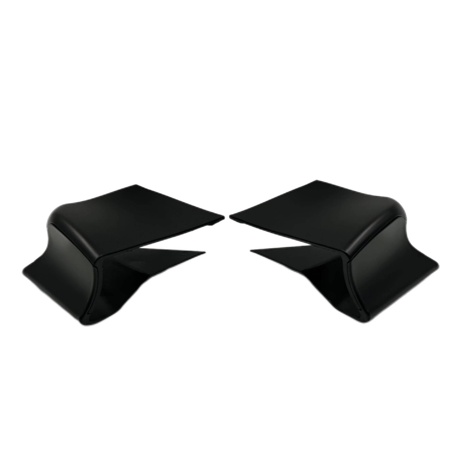 Motorradteile Für Kawasaki Für Ninja ZX-4R ZX-4RR ZX4R ZX4RR Motorrad Winglet Aerodynamische Seite Spoiler Verkleidung Motorrad Vorderspoiler(Matte Black) von OEXRIGRU