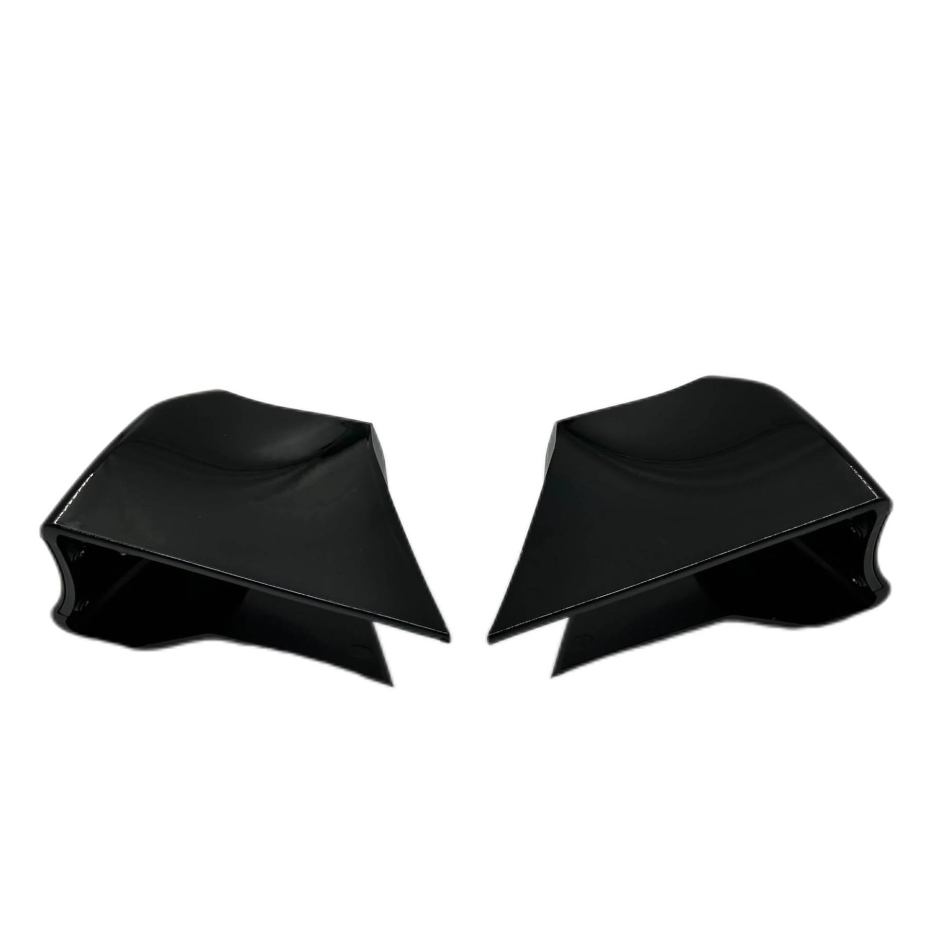 Motorradteile Für Kawasaki Für Ninja ZX-4R ZX-4RR ZX4R ZX4RR Motorrad Winglet Aerodynamische Seite Spoiler Verkleidung Motorrad Vorderspoiler(Schwarz) von OEXRIGRU