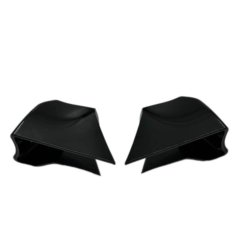 Motorradteile Für Kawasaki Für Ninja ZX-4R ZX-4RR ZX4R ZX4RR Motorrad Winglet Aerodynamische Seite Spoiler Verkleidung Motorrad Vorderspoiler(Schwarz) von OEXRIGRU