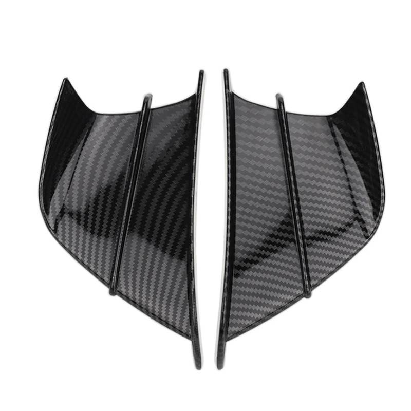 Motorradteile Für Kawasaki Für Ninja ZX6R 636 ZX-25R ZX6RR ZX-6 ZX10R ZX1400 ZX14R Motorrad Winglet Aerodynamische Flügel Kit Spoiler Motorrad Vorderspoiler(B) von OEXRIGRU