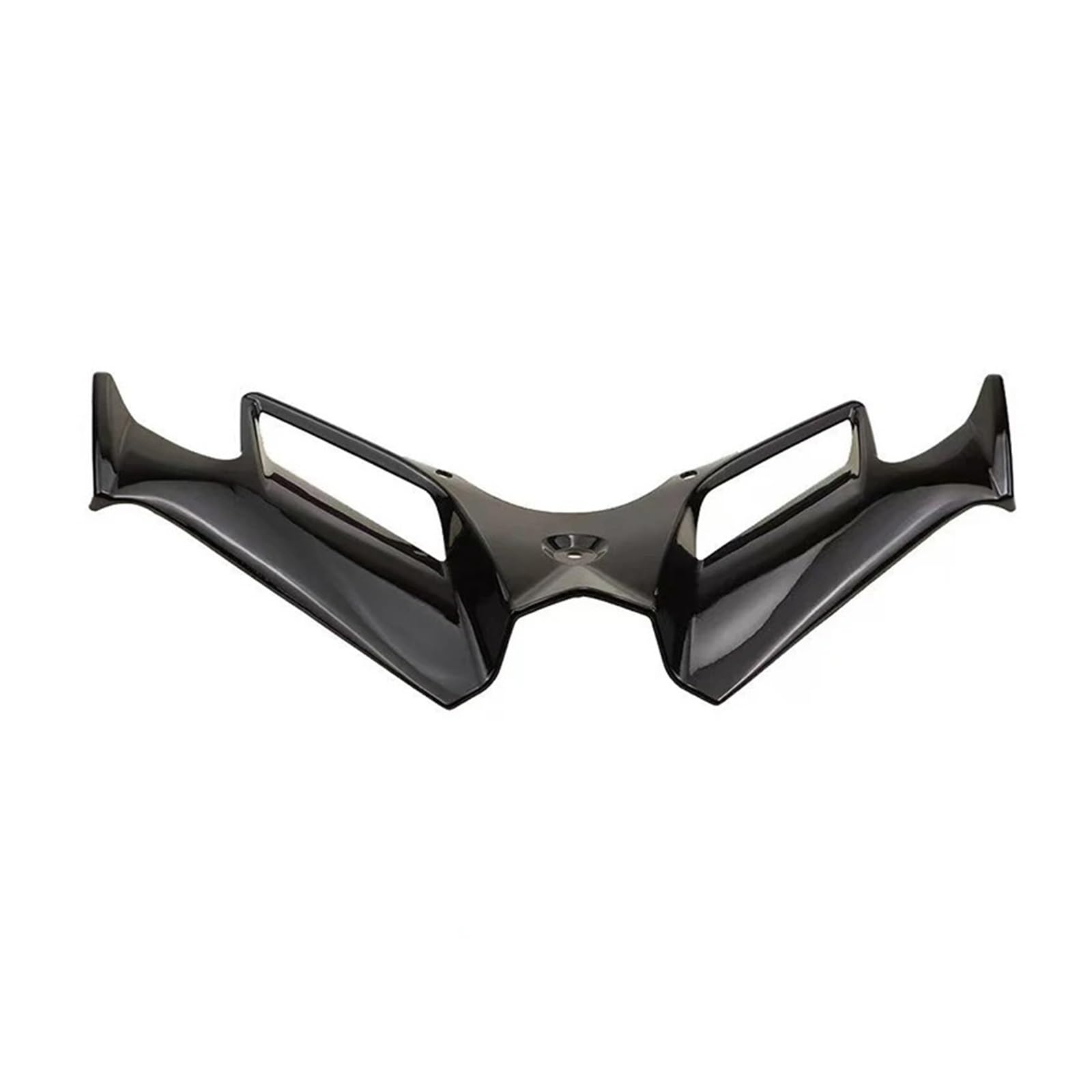 Motorradteile Für Kawasaki Für Ninja300 Für Ninja250 Für Ninja 250 300 EX300 2013-2017 Motorrad Winglet Aerodynamische Flügel Kit Spoiler Motorrad Vorderspoiler(Bright Black) von OEXRIGRU